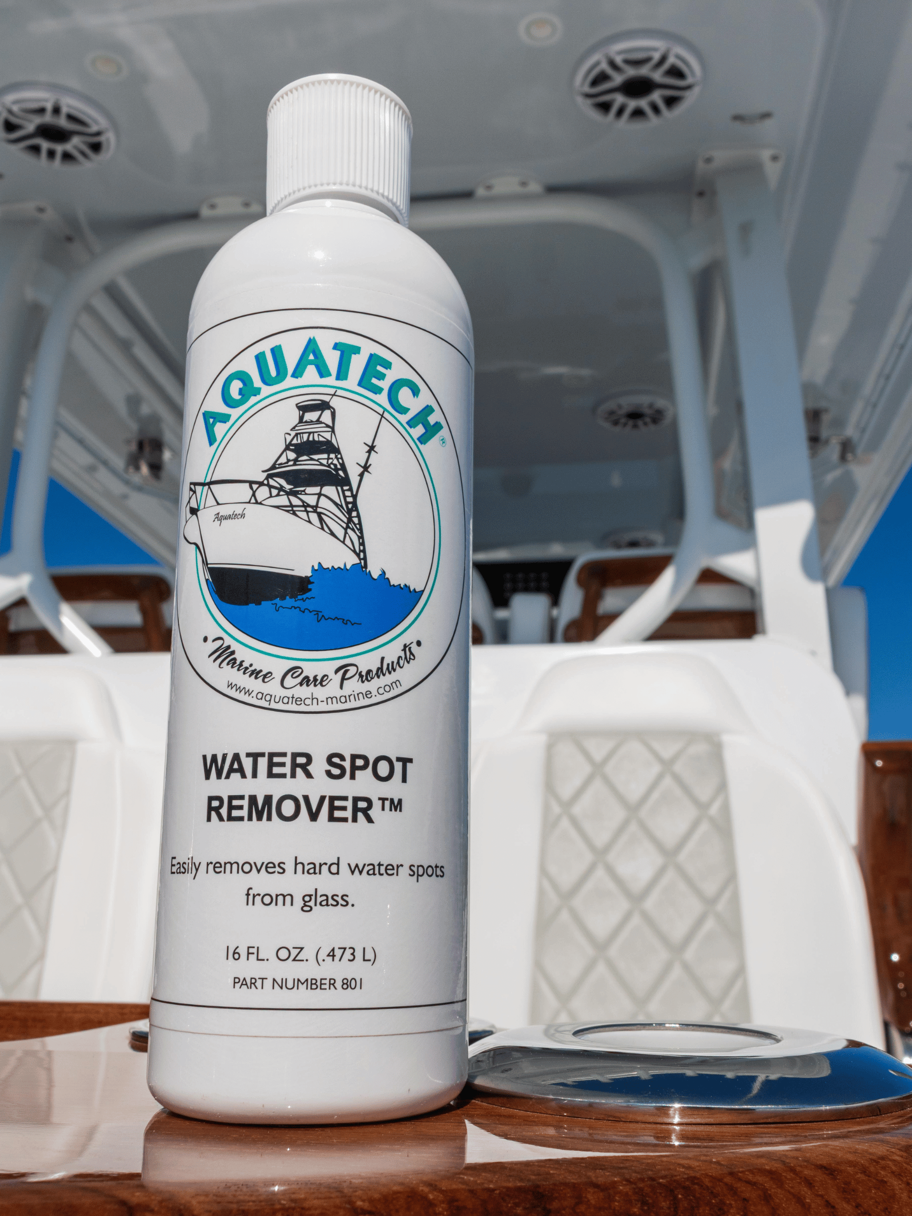 How to Use Aquatech Marine Water Spot Remover For Glass
