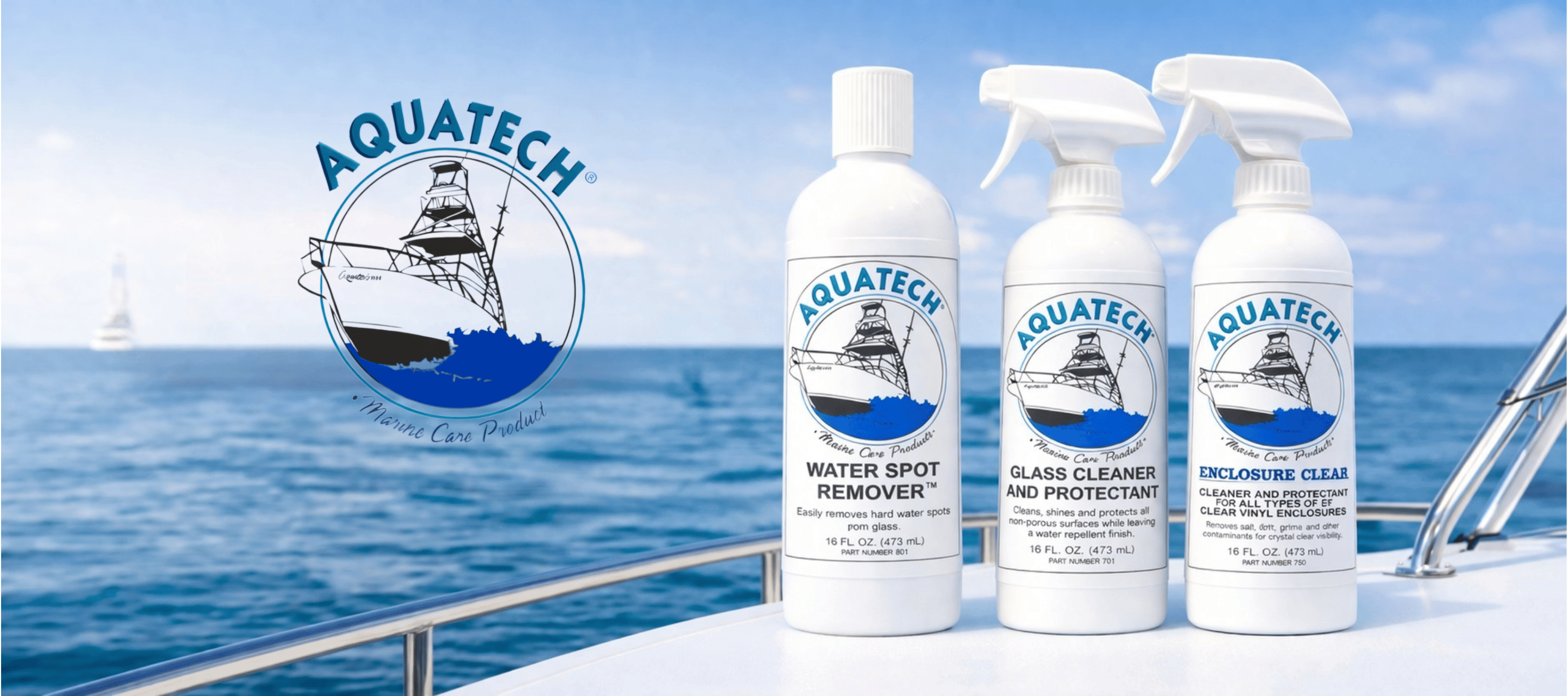 Boat Glass Cleaner & Window Care Products | Aquatech – Aquatech Marine