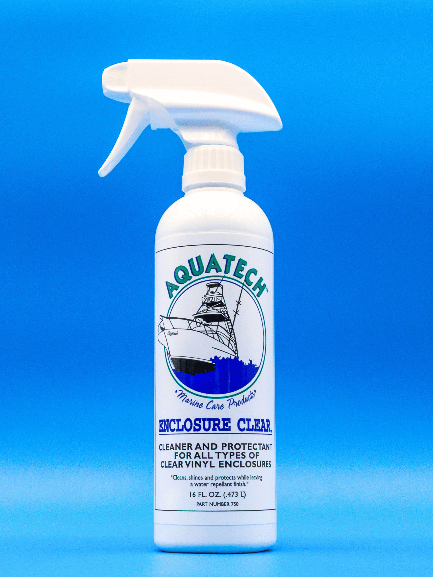 Enclosure Clear – Cleaner & Protectant for Marine Vinyl – Aquatech Marine